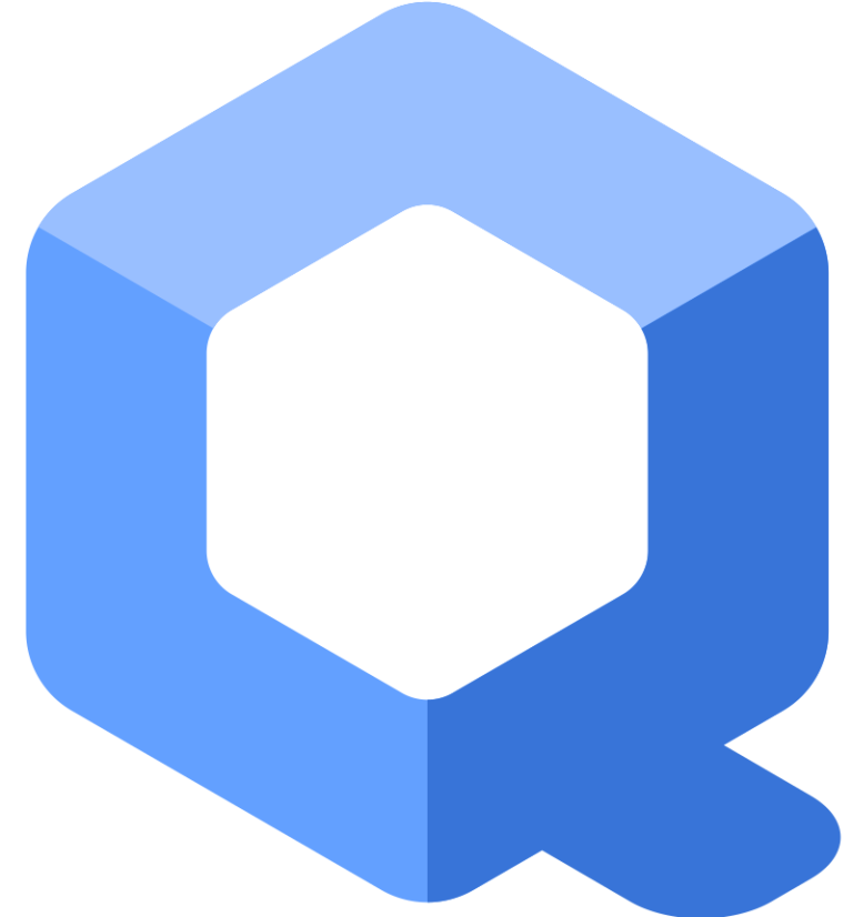 Λογότυπο Qubes OS. Οπτικό αναγνωριστικό της οικογένειας, όχι αυθεντική συσκευασία της πρώτης έκδοσης.