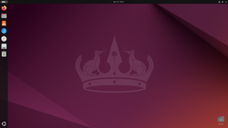 Επιφάνεια εργασίας Ubuntu 24.04 Noble Numbat, αγγλική έκδοση.